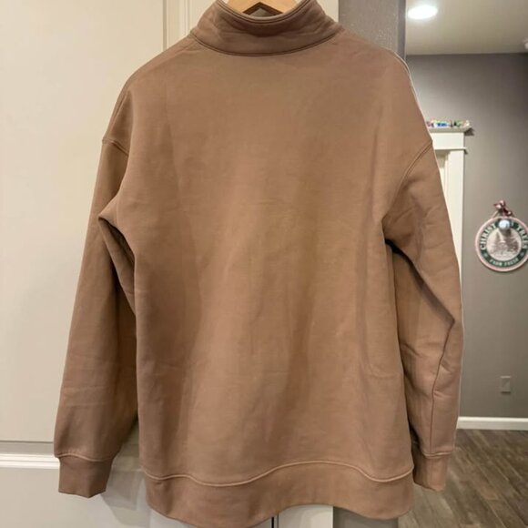 Women’s Camel Colored Mondetta 1/4 Zip Sweatshirt-Size L‎ - Picture 3 of 9